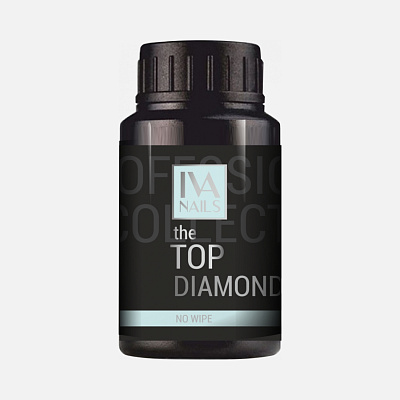 Топ для гель-лака без липкого слоя Top Diamond Shine IVA NAILS 30 мл
