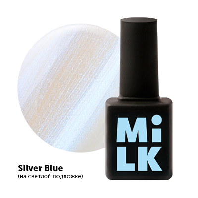 Топ для гель-лака MiLK Glow Drops Silver Blue 9 мл