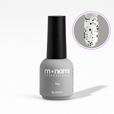 Топ для гель-лака без липкого слоя Monami Супер блеск Super Shine Top MARBLE 8 мл