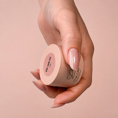 Моделирующий гель LOVIA CURE с кератином и кальцием Nail Care Gel №06 15 мл