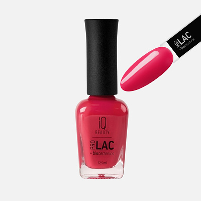 Лак для ногтей IQ Beauty №134 укрепляющий с биокерамикой 12,5 мл
