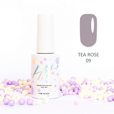 Гель-лак HIT Бежево-коричневая коллекция №09 (Tea Rose), 9 мл