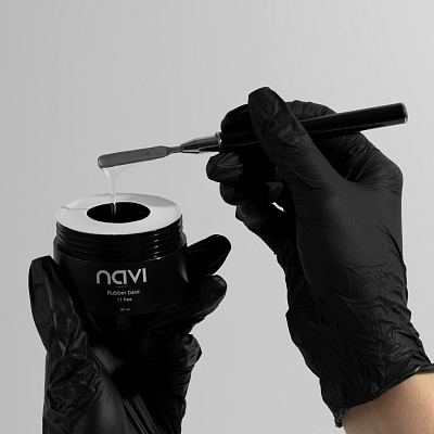 Прозрачная универсальная каучуковая база NAVI Rubber Base 50 мл