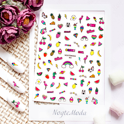 Наклейки NogteModa №014