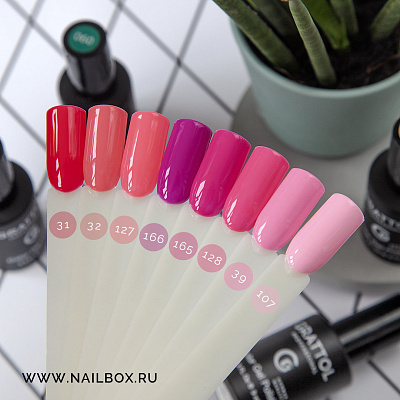 Гель-лак Grattol GTC031 Raspberry, 9 мл