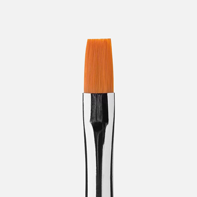 Кисть для геля ruNail Gel 4GNF №4 0163 искусственный ворс