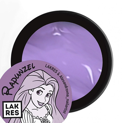 Гель-суфле Lakres Принцессы №1558 Rapunzel 15 г