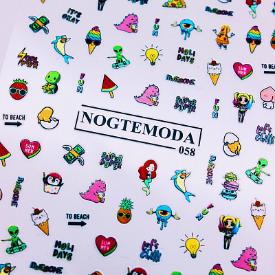Наклейки NogteModa №058