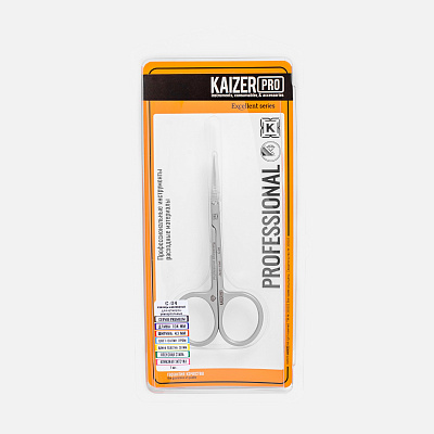 Ножницы маникюрные для кутикулы Kaizer Pro C-04 универсальные