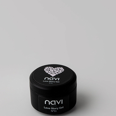 Моделирующий гель NAVI с блестками Love Story Gel 11 15 мл
