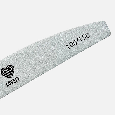 Пилка для ногтей лодочка 100/150 Lovely