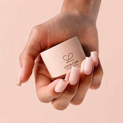 Моделирующий гель LOVIA CURE с кератином и кальцием Nail Care Gel №05 15 мл
