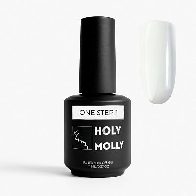 Гель-лак Holy Molly ONE STEP 3 IN 1 №01 11 мл