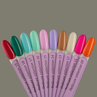 Гель-лак Monami Pedicure collection 11 ярко-розовый, 8 мл