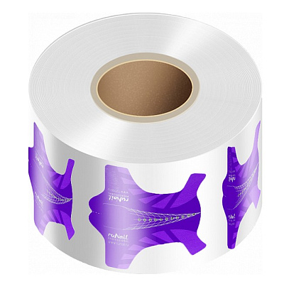 Одноразовые формы 4101 RuNail (фиолетовые), 100 шт