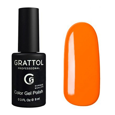 Гель-лак Grattol GTC028 Tangerin, 9 мл
