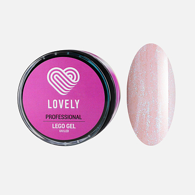 Гель для наращивания и укрепления Lovely Lego Gel Seashell №02 15 г