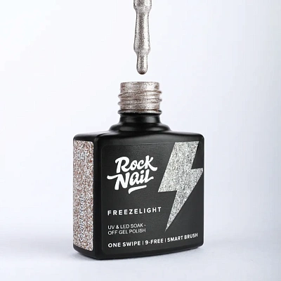 Гель-лак RockNail №341 Freezelight (Gold Rush) 10 мл