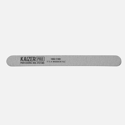 Пилка Kaizer Pro прямая серая 180/240 NF-71