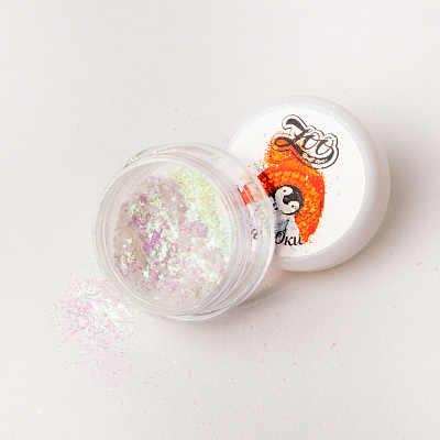 Хлопья Юки Zoo Nail Art, опаловые №1600, 0,5 г