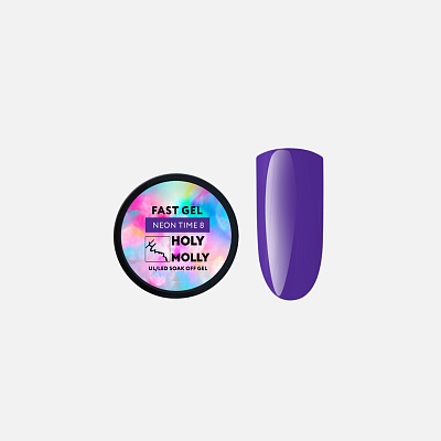 Моделирующий гель Holy Molly Fast Gel Neon Time №08 5 мл