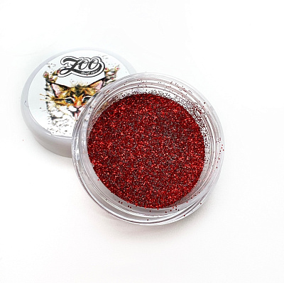 Глиттер микс цветов Zoo Nail Art № 1726 красный 2 г