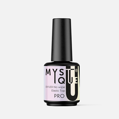 Топ для гель-лака без липкого слоя Mystique Elastic Top Pro-UV 15 мл