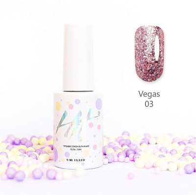 Гель-лак HIT Vegas №03, 9 мл