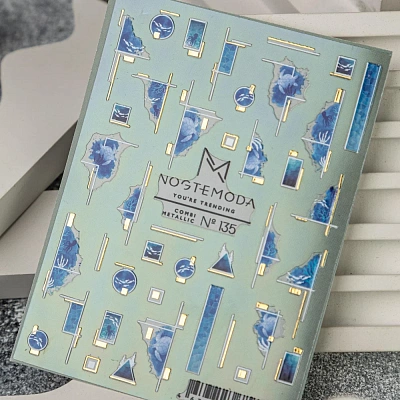 Наклейки Combi Metallic NogteModa №135