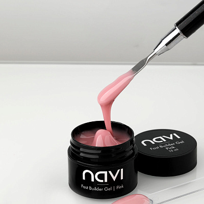 Моделирующий гель NAVI Fast Builder Gel Pink 15 мл
