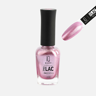 Лак для ногтей IQ Beauty №097 укрепляющий с биокерамикой 12,5 мл