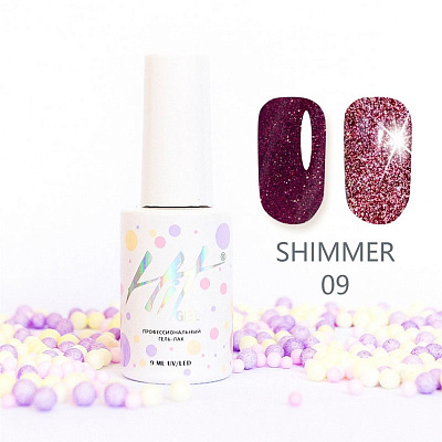 Гель-лак светоотражающий HIT Shimmer №09, 9 мл