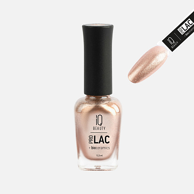 Лак для ногтей IQ Beauty №098 укрепляющий с биокерамикой 12,5 мл