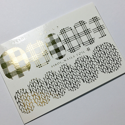 Фольгированный слайдер ibdi FOIL №41 (золото)