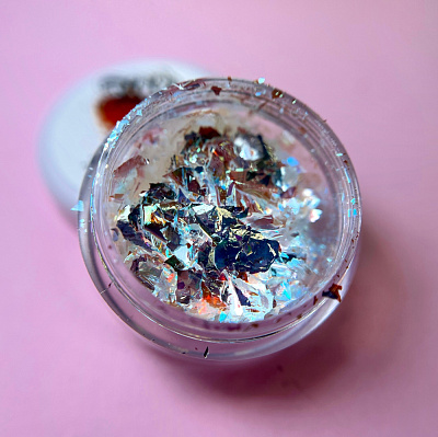 Хлопья Юки Zoo Nail Art радужные №1802 0,2 г