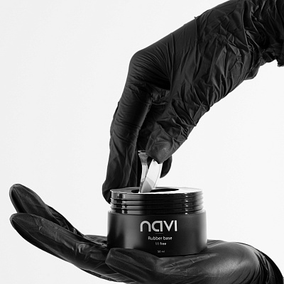 Прозрачная универсальная каучуковая база NAVI Rubber Base 50 мл