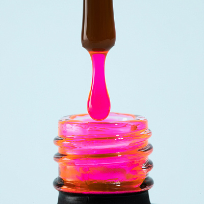 Гель-лак Monami Neon glass Pink 8 мл