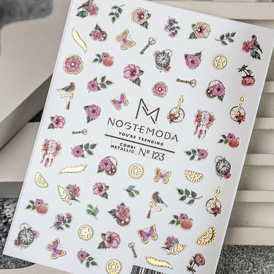 Наклейки Combi Metallic NogteModa №123