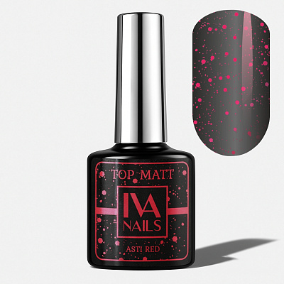Топ для гель-лака Top Asti Red IVA NAILS 8 мл