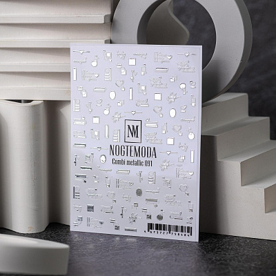 Наклейки Combi Metallic NogteModa №091