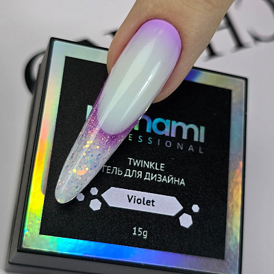 Моделирующий гель Monami Twinkle Gel Violet 15 г