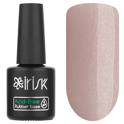 База каучуковая бескислотная Acid-Free Rubber Base Natural Shimmer Pink М506-01-05 IRISK 10 мл