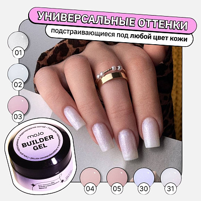 Моделирующий гель MOJO Builder gel №01 30 мл