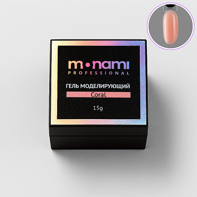 Гель для наращивания и укрепления Monami Coral 15 г