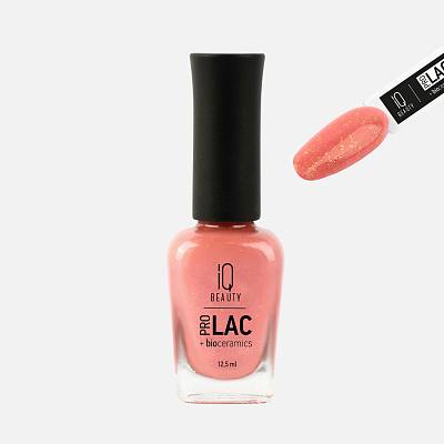 Лак для ногтей IQ Beauty №091 укрепляющий с биокерамикой 12,5 мл