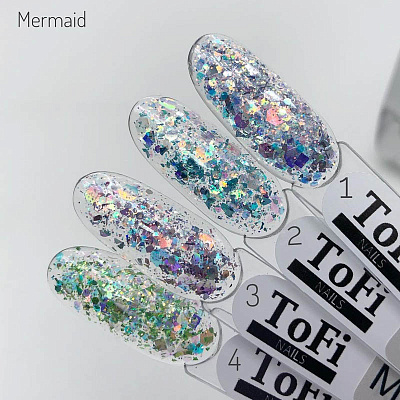 Гель для дизайна ToFi Mermaid №1 15 мл