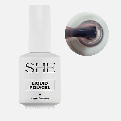 Жидкий полигель SHE Liquid PolyGel Powdery 15 мл