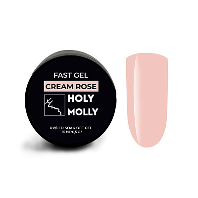 Моделирующий гель Holy Molly Fast Gel Cream Rose 15 мл