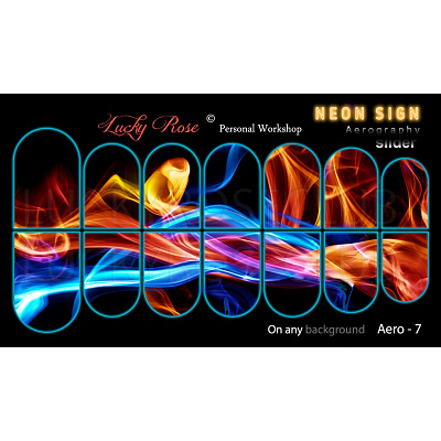 Слайдер-дизайн Lucky Rose Aero Neon №007