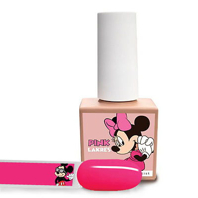 Гель-лак Lakres Mikki Mouse Pink, 10 мл